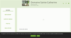 Desktop Screenshot of domaine-ste-catherine.com