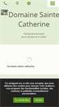 Mobile Screenshot of domaine-ste-catherine.com